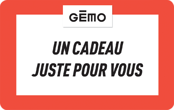 Carte cadeau GEMO