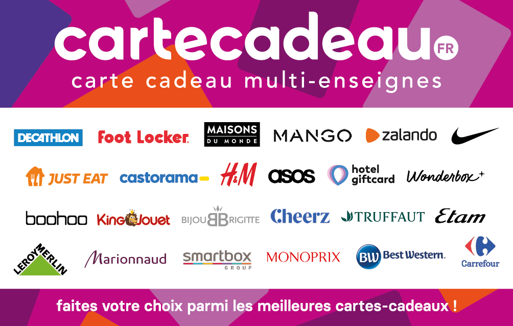 Carte cadeau Multi-Enseignes