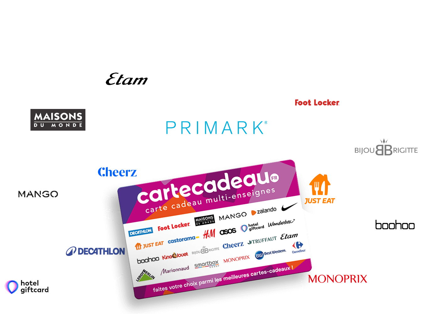 Carte cadeau Multi-Enseignes