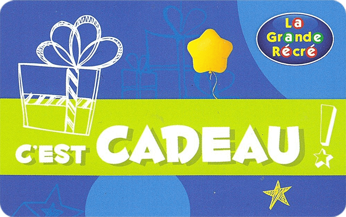 Carte cadeau La Grande Récré