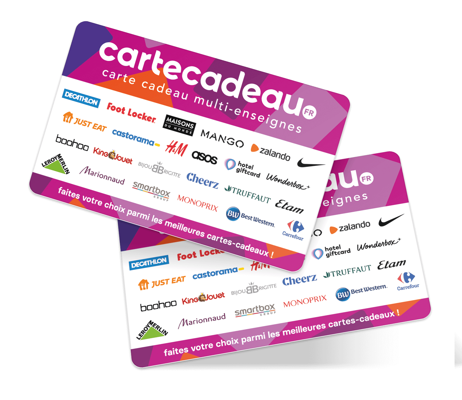 Carte cadeau Multi-Enseignes